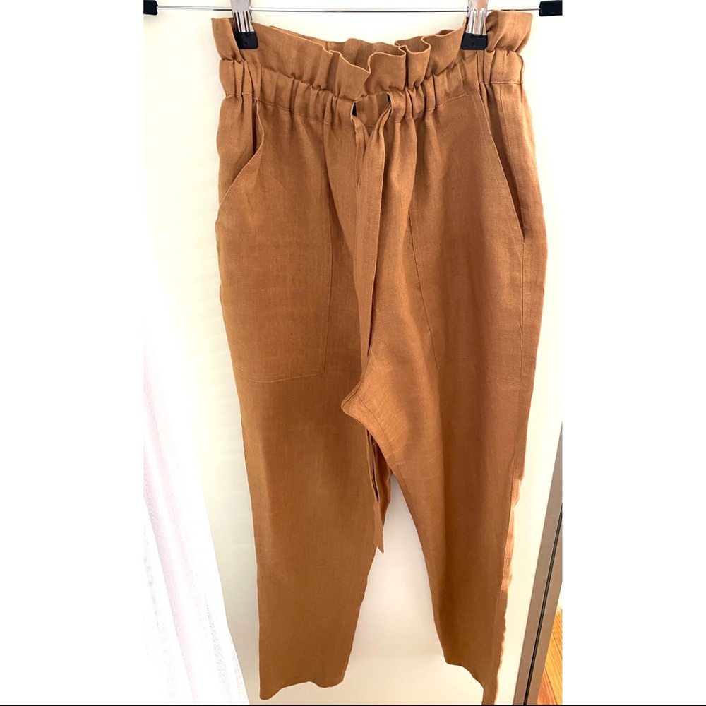 A.L.C. Linen 
Callum Paperbag Waist Pants - Picture 9 of 13